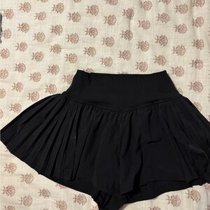 Offline by Aerie Black Pleated Skort